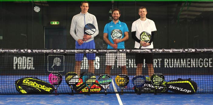 Padel racket test with Babolat and Dunlop