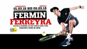 Fermin Ferreyra beim TVN Padel Essen
