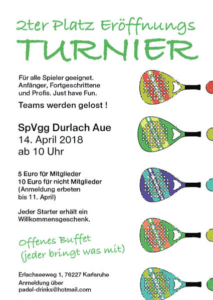 Padel Court Eröffnung Spvgg Karlsruhe