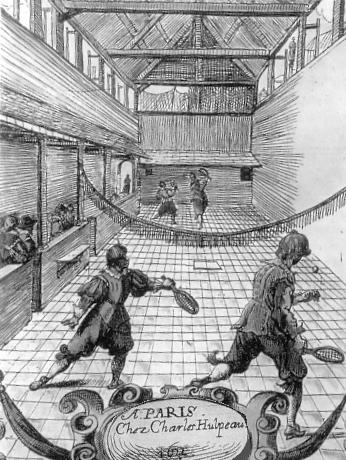 Jeu De Paume - the precursor to tennis and padel