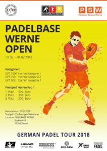 Alman Padel Turu Padelbase Werne Açık 2018